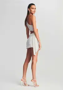 Quinn Sequin Top(White,XXS)