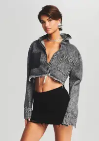 Ivy Jacket(Smoke Black,XXS)