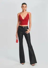 Laurel Coated Denim Pant(Coated Black,23)