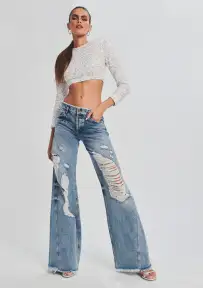 Mountain Wide Leg Jean(Sorrento,23)