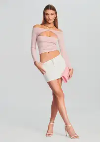 Artemis Top(Pastel Pink,XXS)