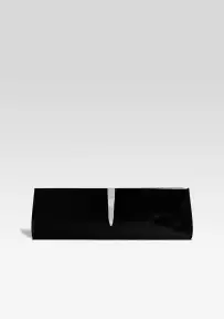 Ruth Large Shoulder Bag - Black/Silver