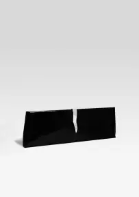 Ruth Large Shoulder Bag - Black/Silver