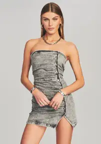 Megh Dress(Acid Grey,XXS)