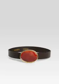 Dagmar High Waist Leather Belt
