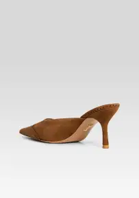 Daphne Suede Mule(Cognac,36)