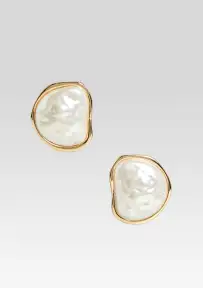 Fiorenza Pearl Earrings - Pearl White