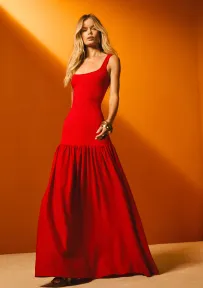 Kennedi Knit Dress(Metallic Geranium,XXS)