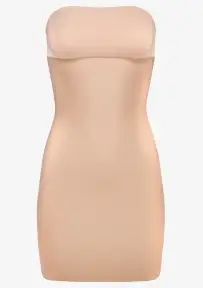 Two-Faced Tech Control Strapless Slip(Beige,XXS)