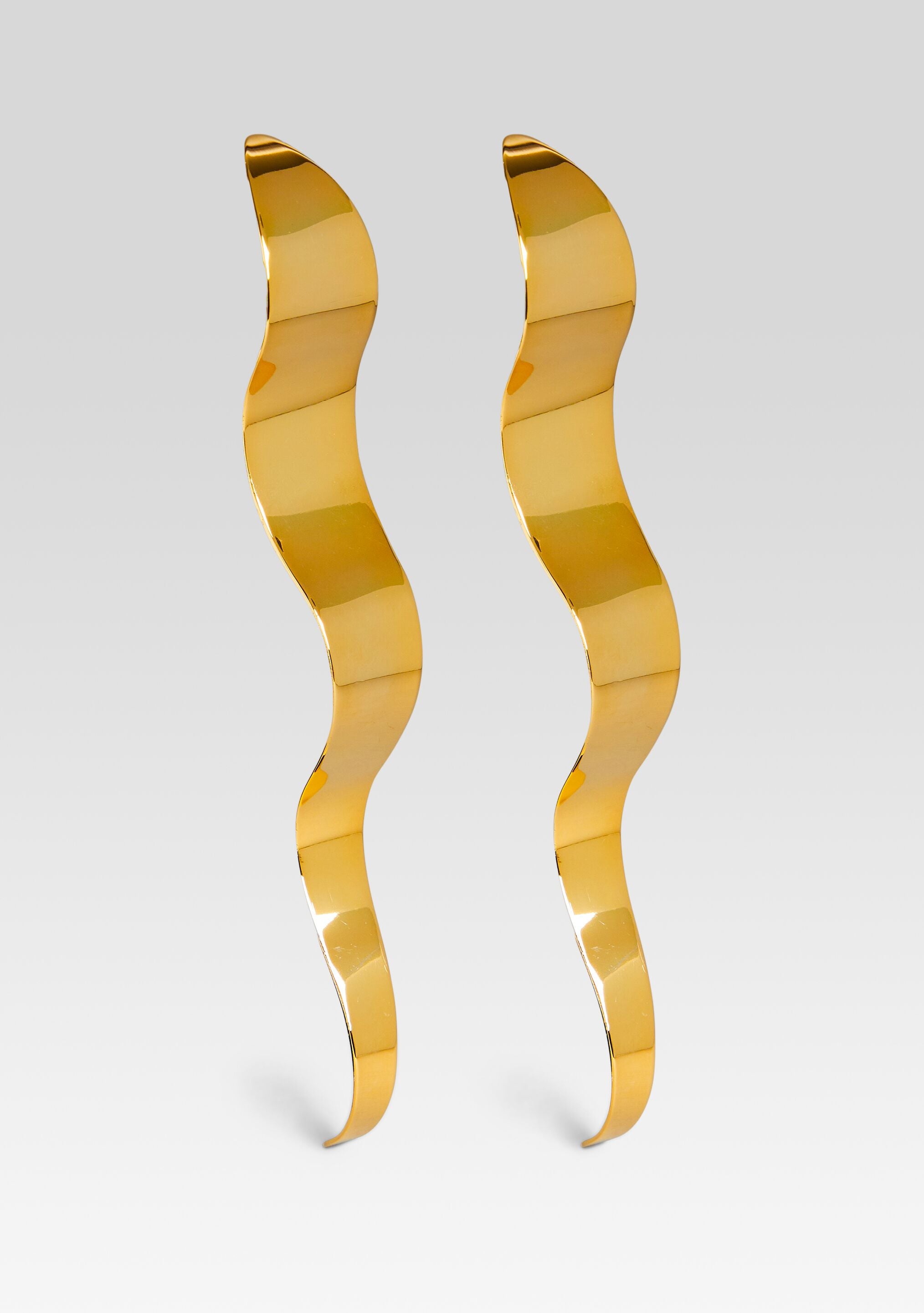 Wavy Earring - Gold