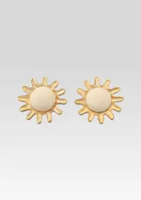 Luna Earrings - Bronze