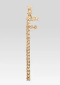 Alphabet Earring(Gold,Letter A)