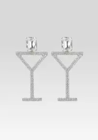 Gin Earrings - Silver