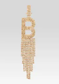 Alphabet Earring(Gold,Letter A)
