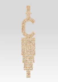 Alphabet Earring(Gold,Letter A)