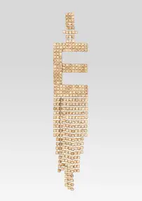 Alphabet Earring(Gold,Letter A)