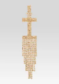 Alphabet Earring(Gold,Letter A)
