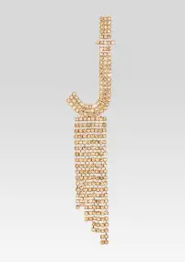 Alphabet Earring(Gold,Letter A)