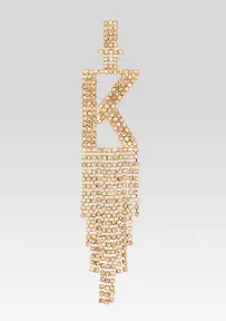 Alphabet Earring(Gold,Letter A)