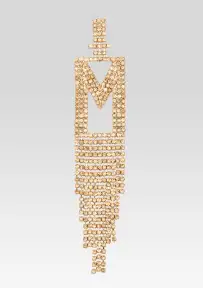 Alphabet Earring(Gold,Letter A)