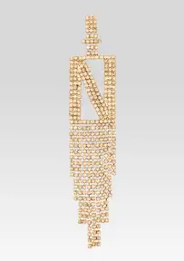 Alphabet Earring(Gold,Letter A)