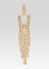 Alphabet Earring(Gold,Letter A)