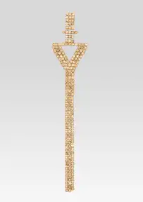 Alphabet Earring(Gold,Letter A)