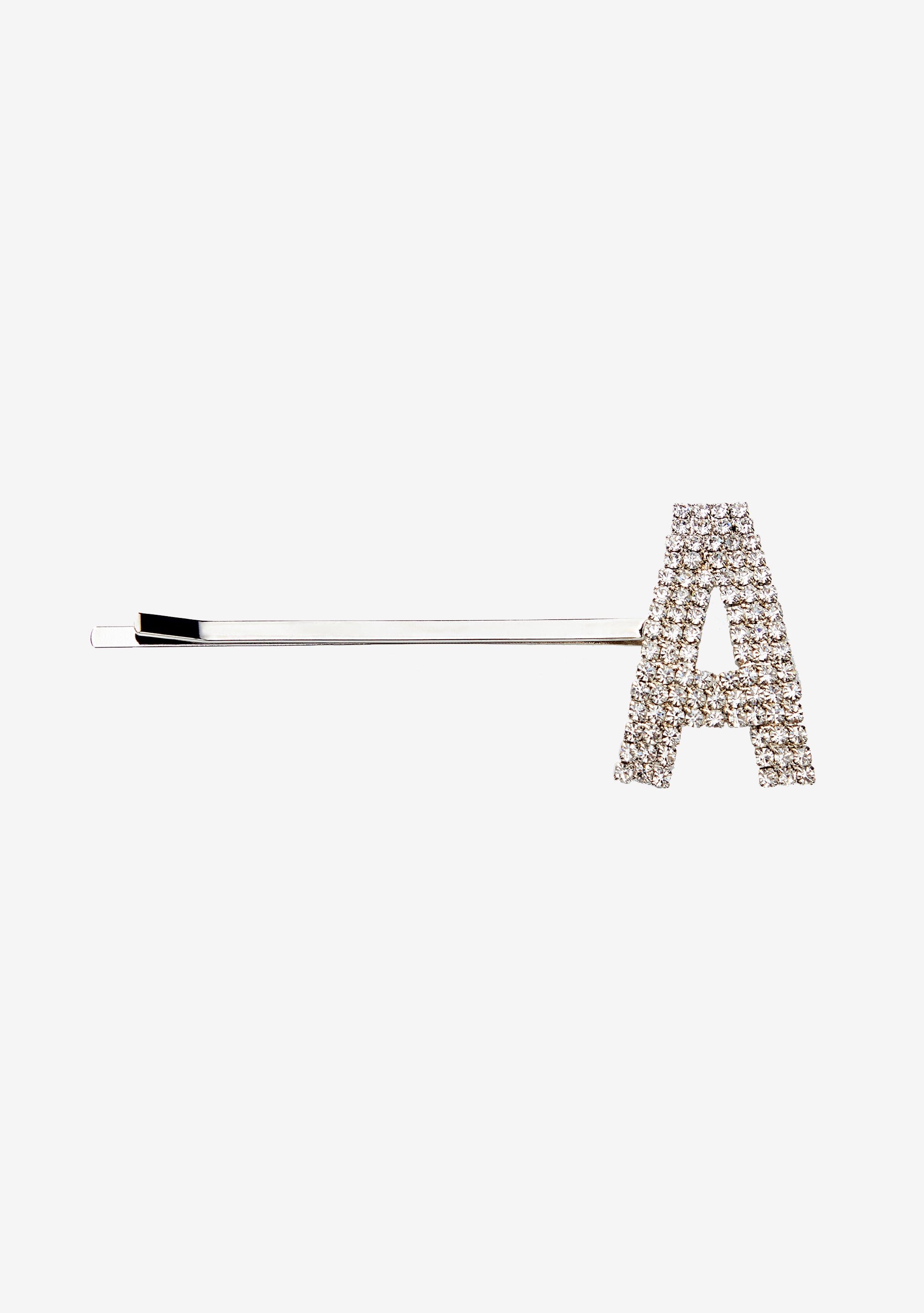 Rhinestone Alphabet Hair Clip