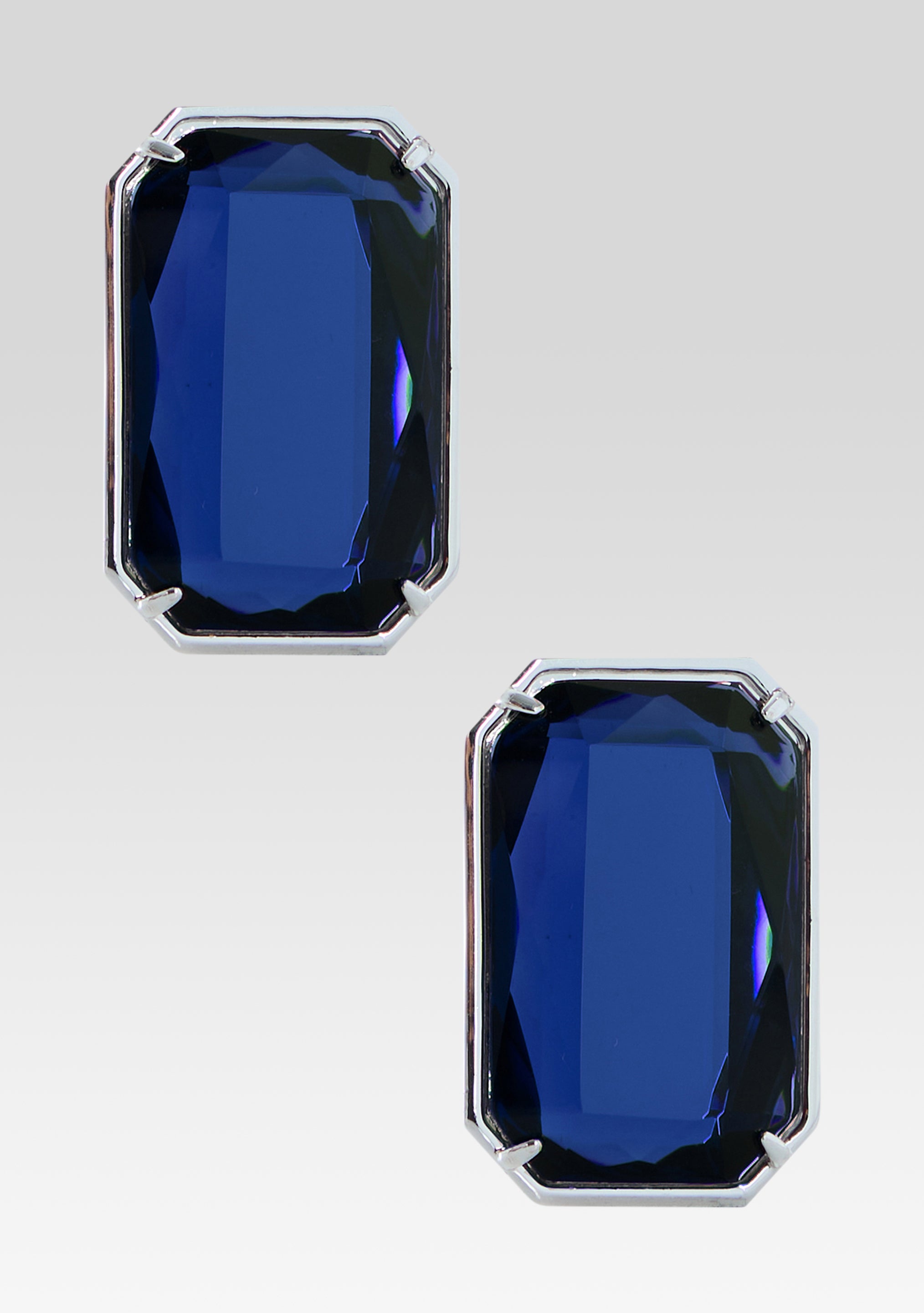 Kelsey Gemstone Earrings - Sapphire