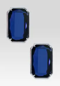 Kelsey Gemstone Earrings - Sapphire
