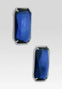 Kelsey Gemstone Earrings - Sapphire