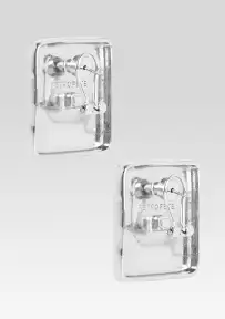 Nikki Pearl Earrings - Silver with Pearl