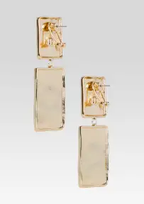 Savannah Pearl Drop Earrings - Gold