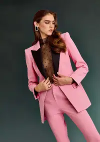 Muse Blazer(Light Rose,XXS)
