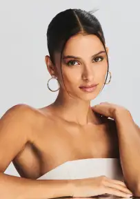 Manhattan Hoop Earrings - Gold