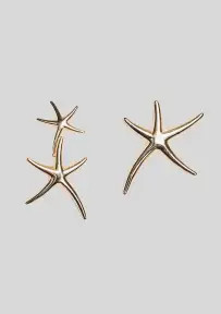 Marine Earrings - Shiny Gold