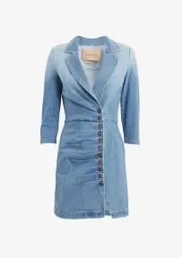 Willa Dress(Light Blue Stone,XS)