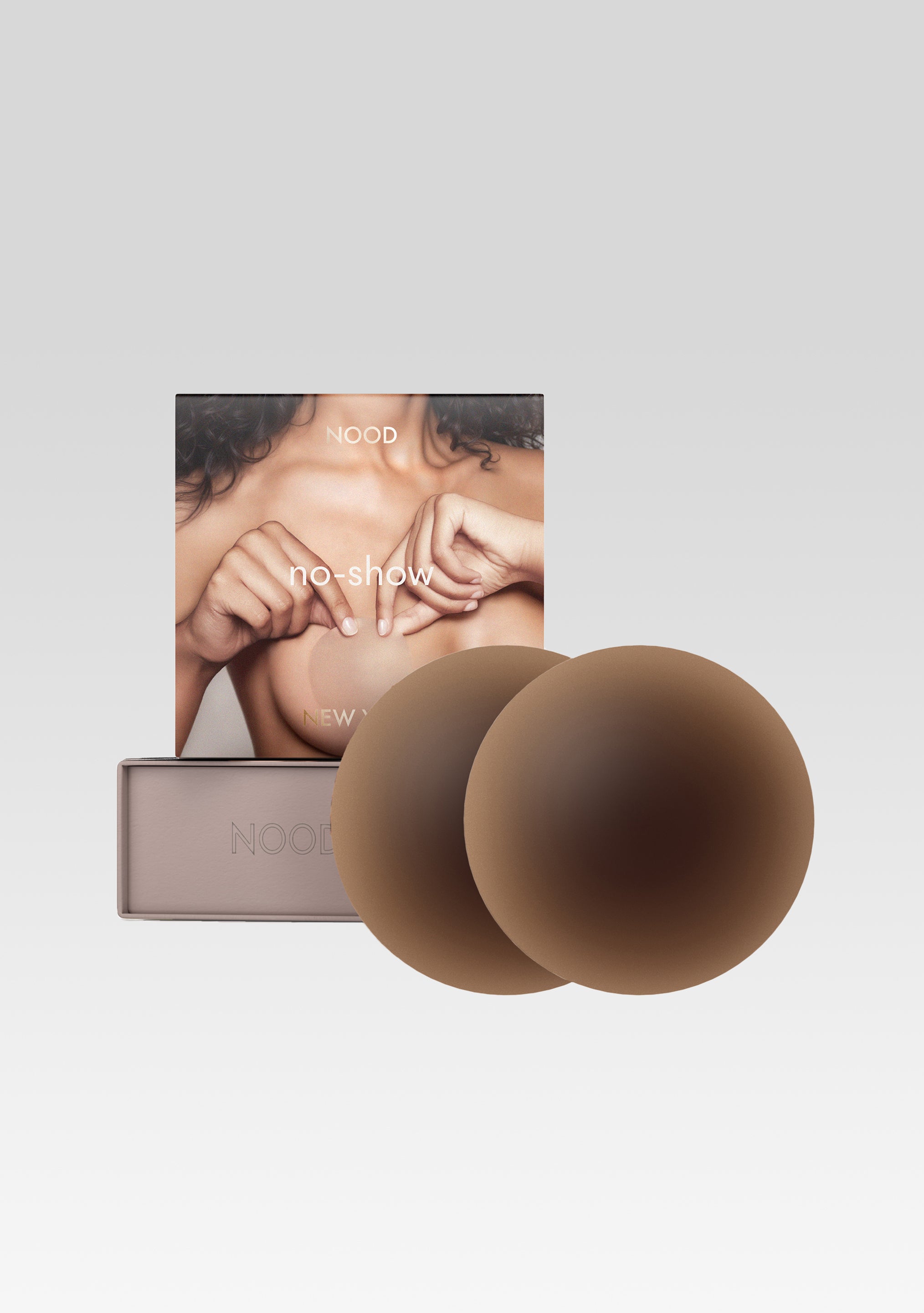 NO-SHOW NIPPLE COVERS - Coffee