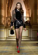 Naya Leather Short(Black,XS)