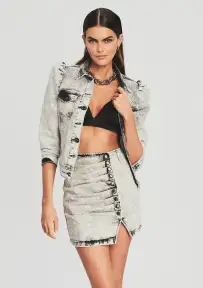 Willa Skirt(Light Acid Grey,XXS)