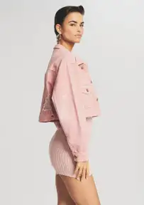 Ryan Cropped Jacket(Vintage Blush,XXS)