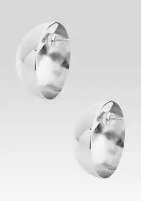 Sphere Earrings - Silver