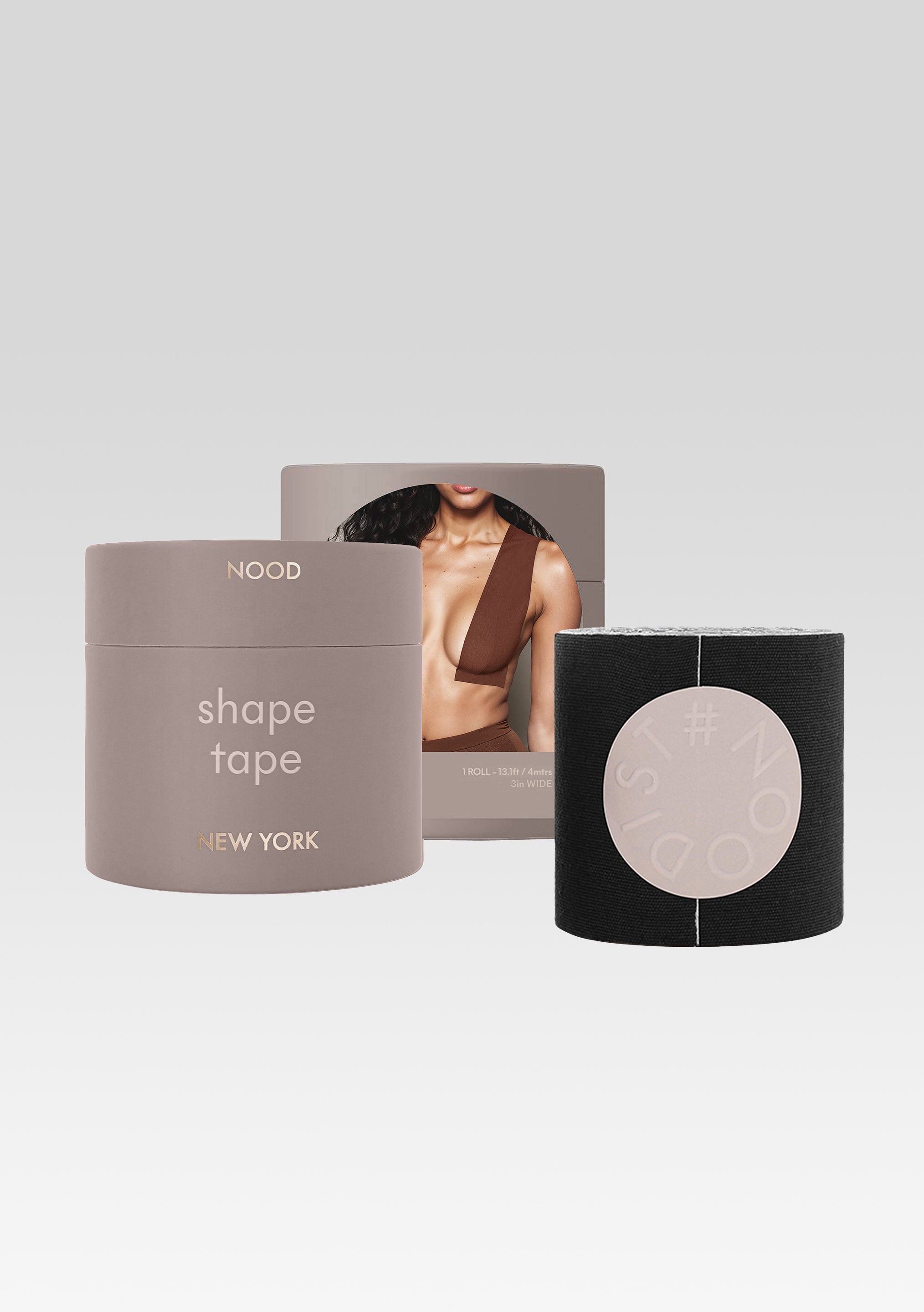 Shape Tape Breast Tape 3" - BLACK ONYX
