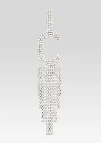 Alphabet Earring(Silver,Letter A)