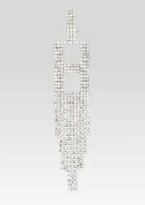 Alphabet Earring(Silver,Letter A)