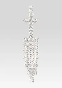 Alphabet Earring(Silver,Letter A)