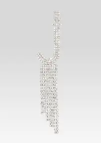 Alphabet Earring(Silver,Letter A)