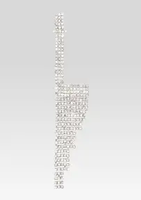 Alphabet Earring(Silver,Letter A)