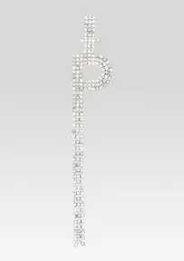 Alphabet Earring(Silver,Letter A)