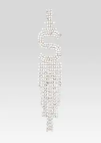 Alphabet Earring(Silver,Letter A)